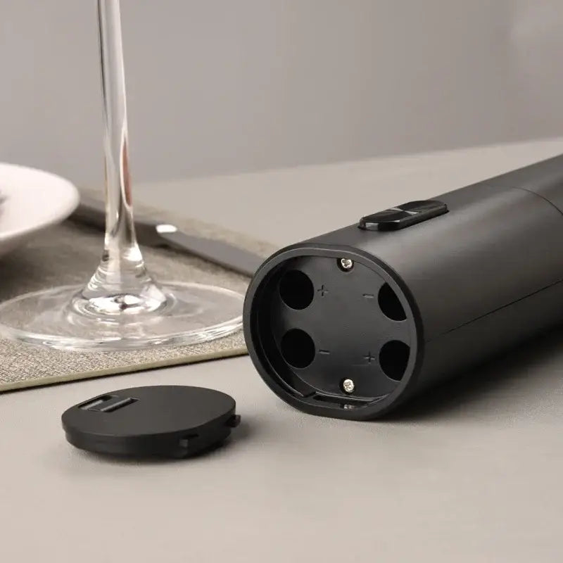 Black Brushed Wine Opener
