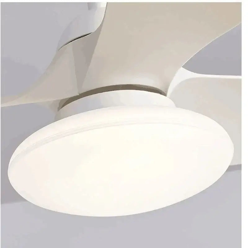 Black Remote Ceiling Fan with Reversible LED