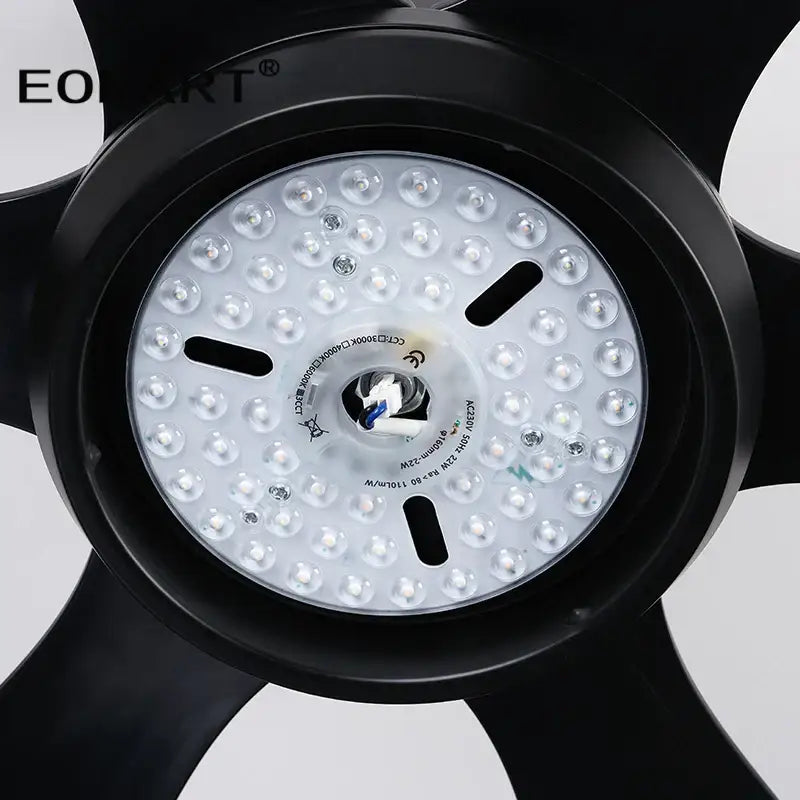 White LED Remote Fan