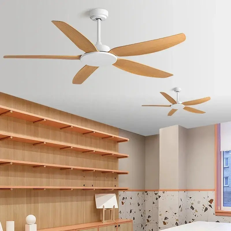 Walnut Grain DC-Motor Ceiling Fan