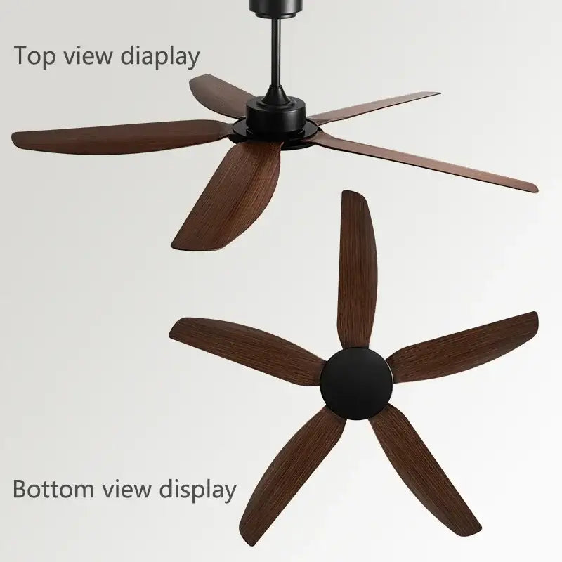 Walnut Grain DC-Motor Ceiling Fan