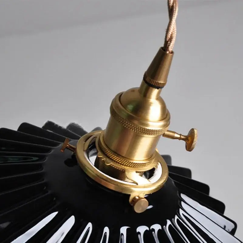 Black Ceramic Pendant Light