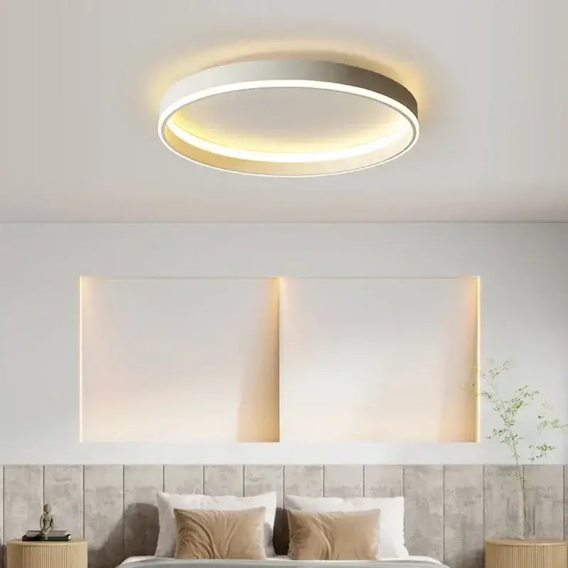 Black Circular LED Light