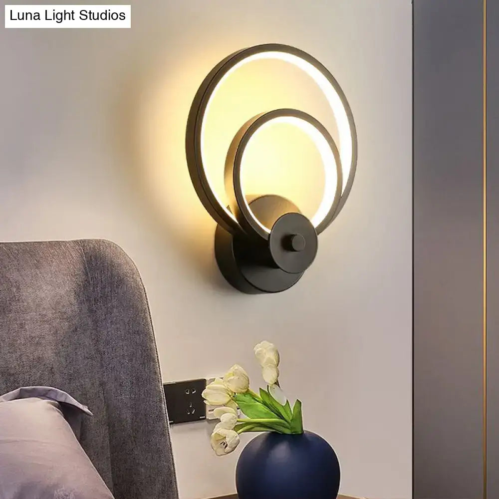 Black LED Wall Sconce