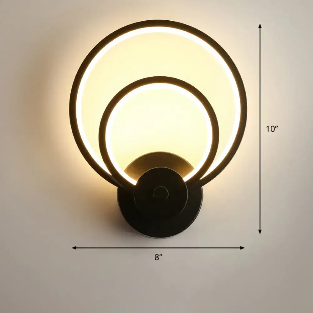 Black LED Wall Sconce