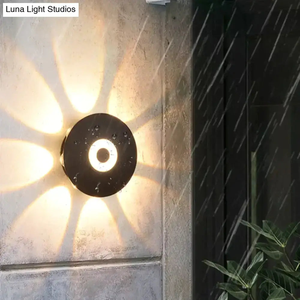 Black Outdoor Wall Sconce