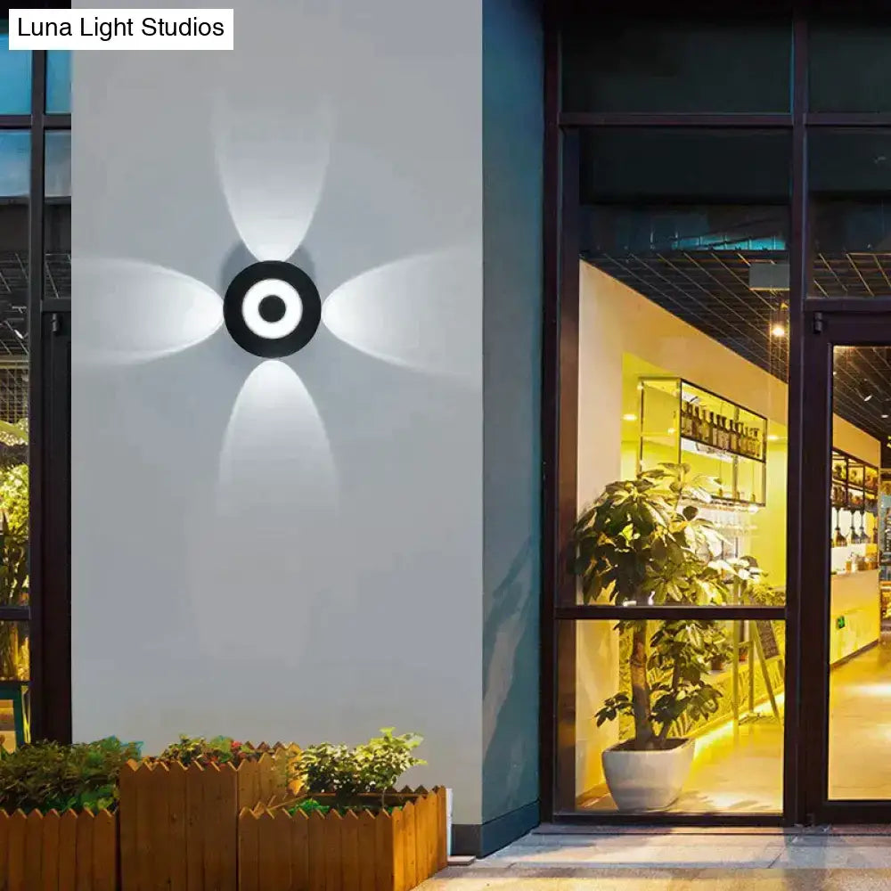 Black Outdoor Wall Sconce