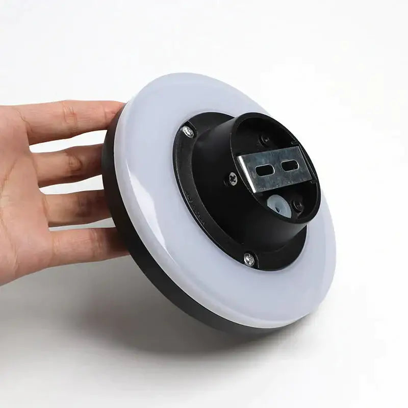 Black Round Outdoor Lamp