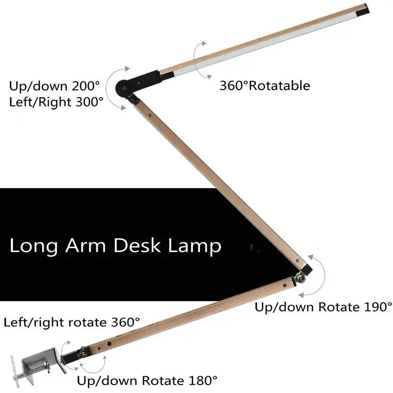 Black LED Desk Lamp