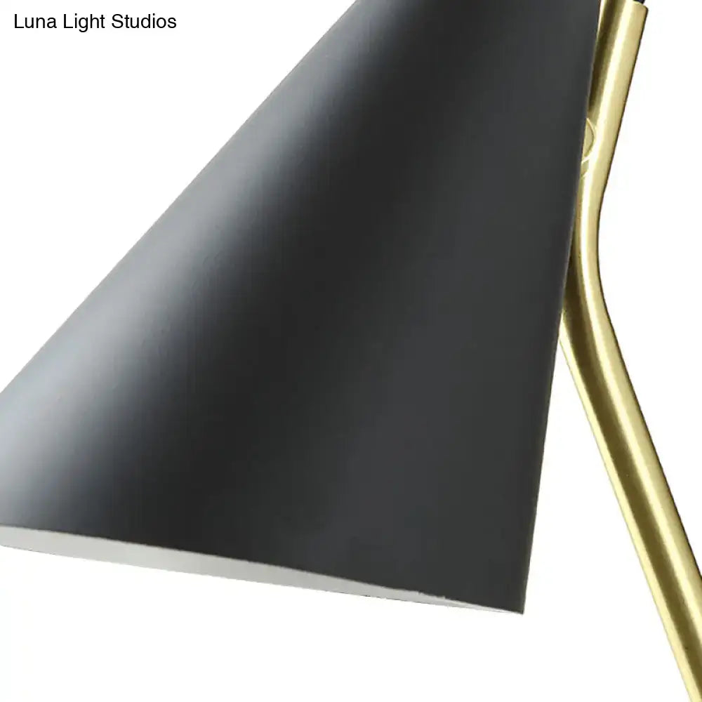 Black Cone Wall Sconce