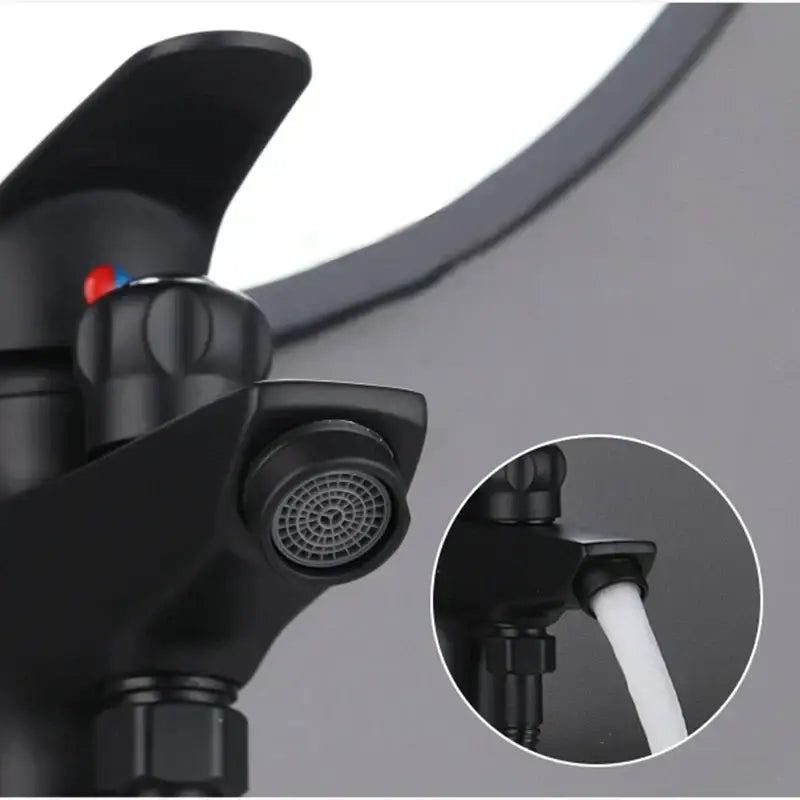 Black Copper Basin Faucet
