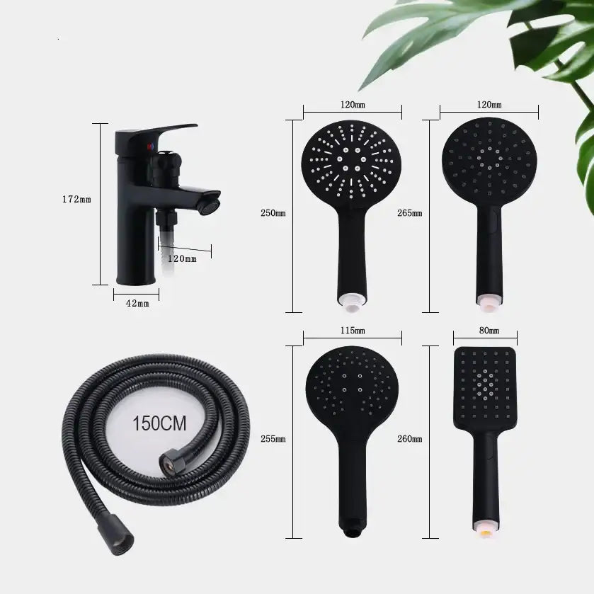 Black Copper Basin Faucet