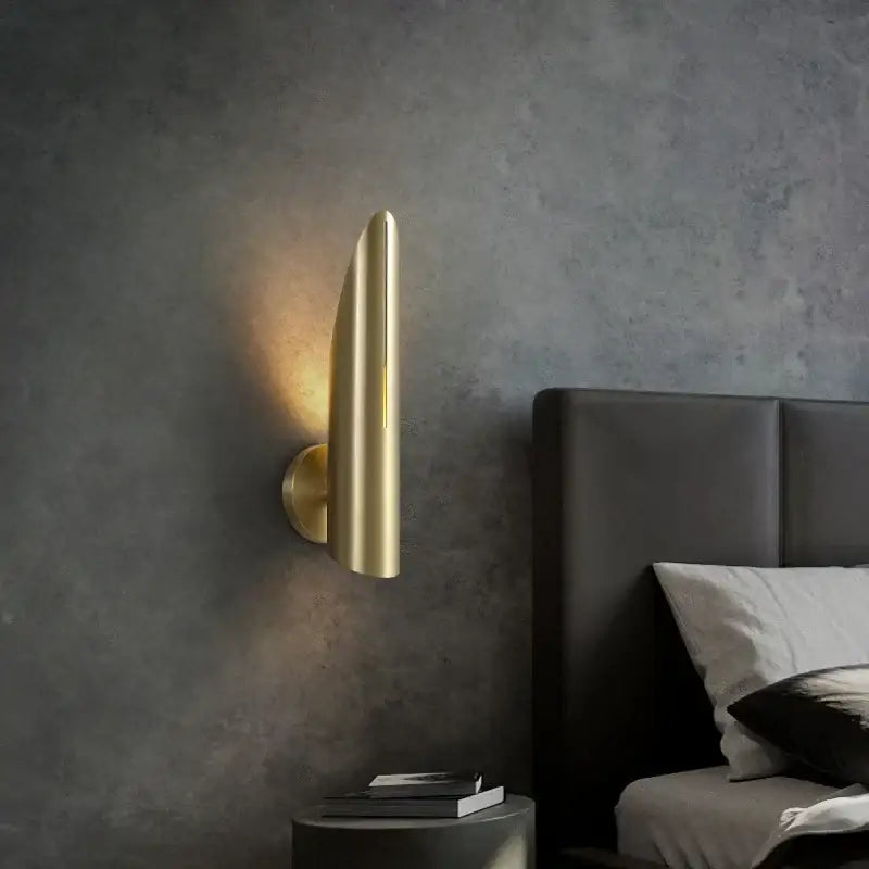 Black Copper Teardrop Sconce