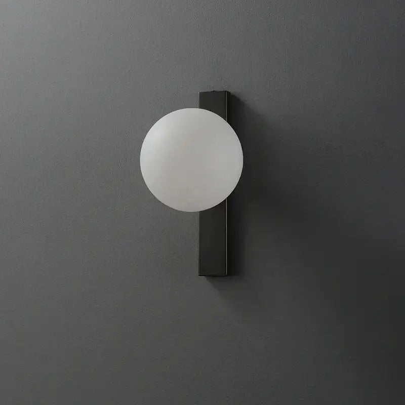Black Copper Frosted Globe