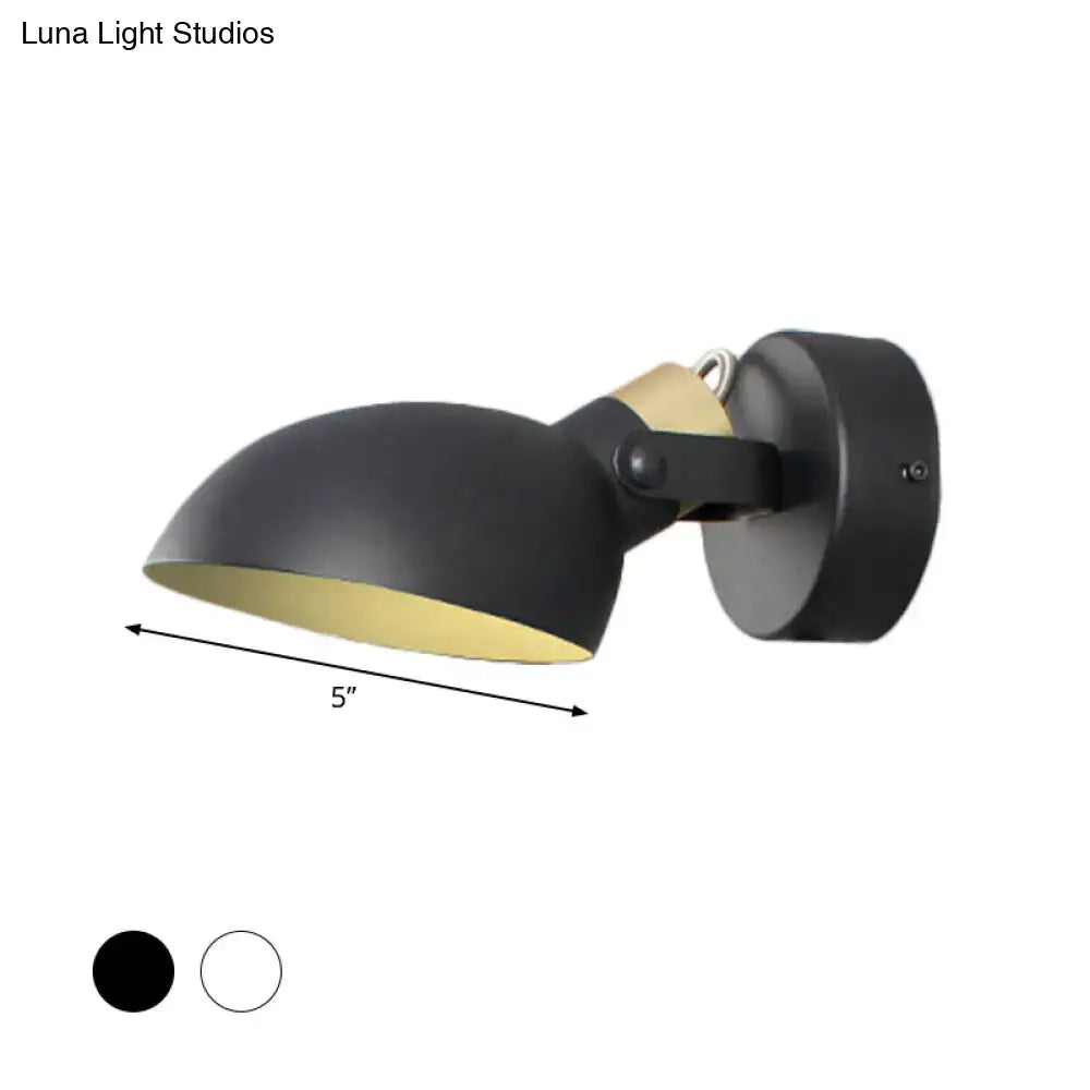 Black Adjustable Wall Sconce