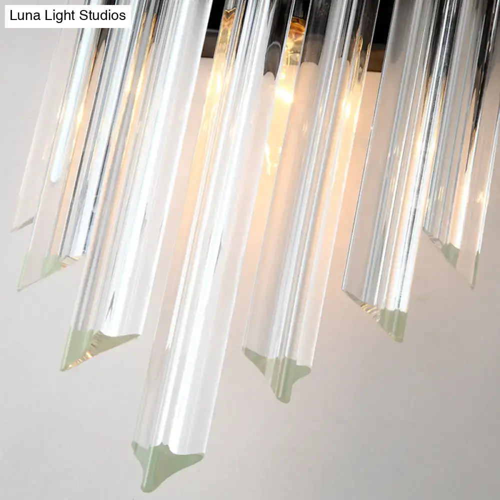 Black Crystal Mini Wall Lamp