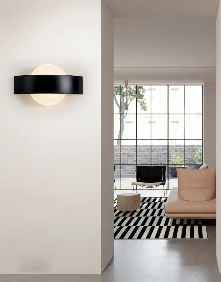 Black Curved Kitchen Light