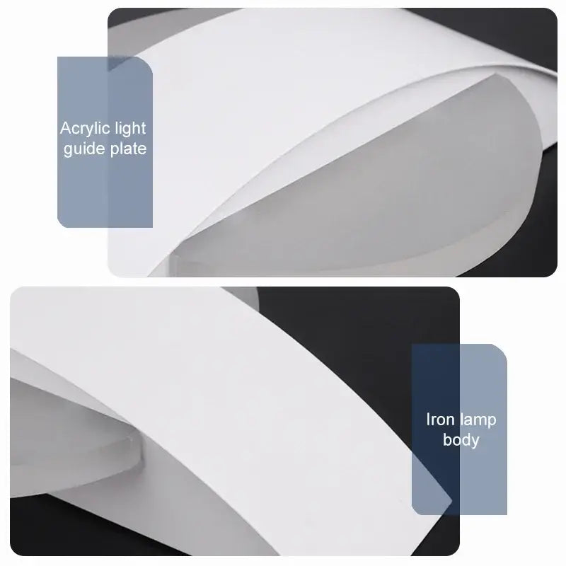 Black Curved Kitchen Light