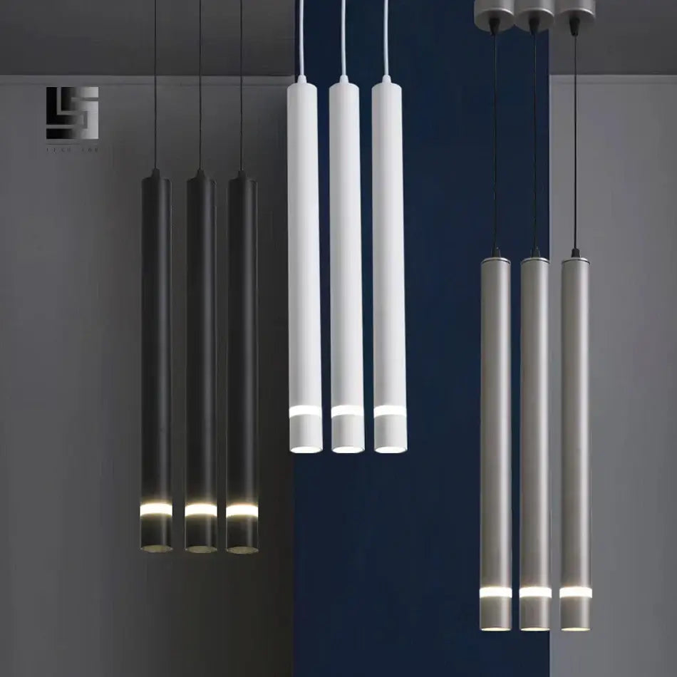 Black Pipe Pendant Light