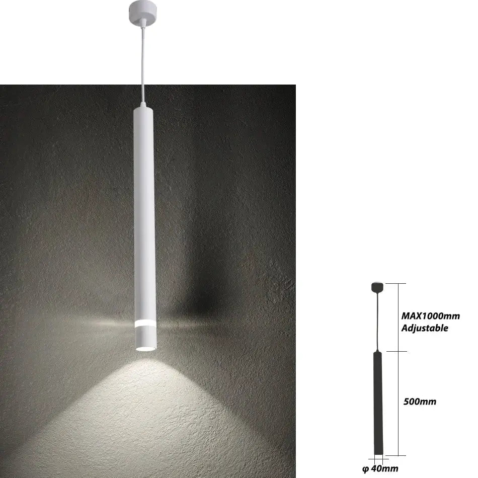 Black Pipe Pendant Light
