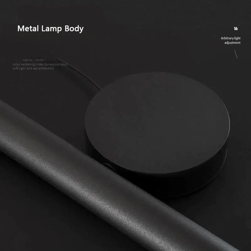 Black Cylindrical LED Pendant Lamp for Dining