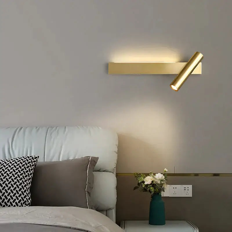 Copper Wall Reading Lamp