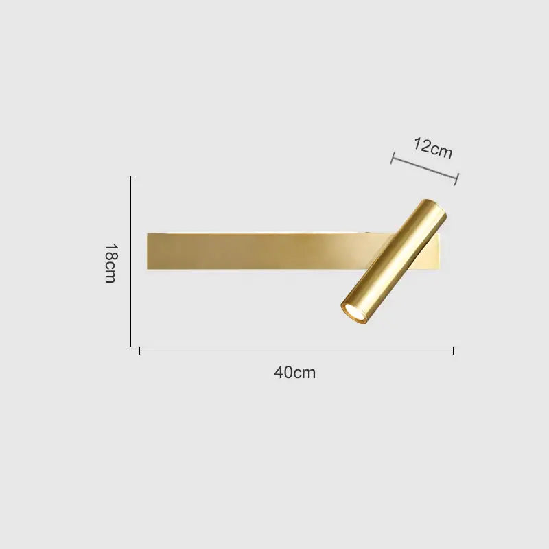 Copper Wall Reading Lamp