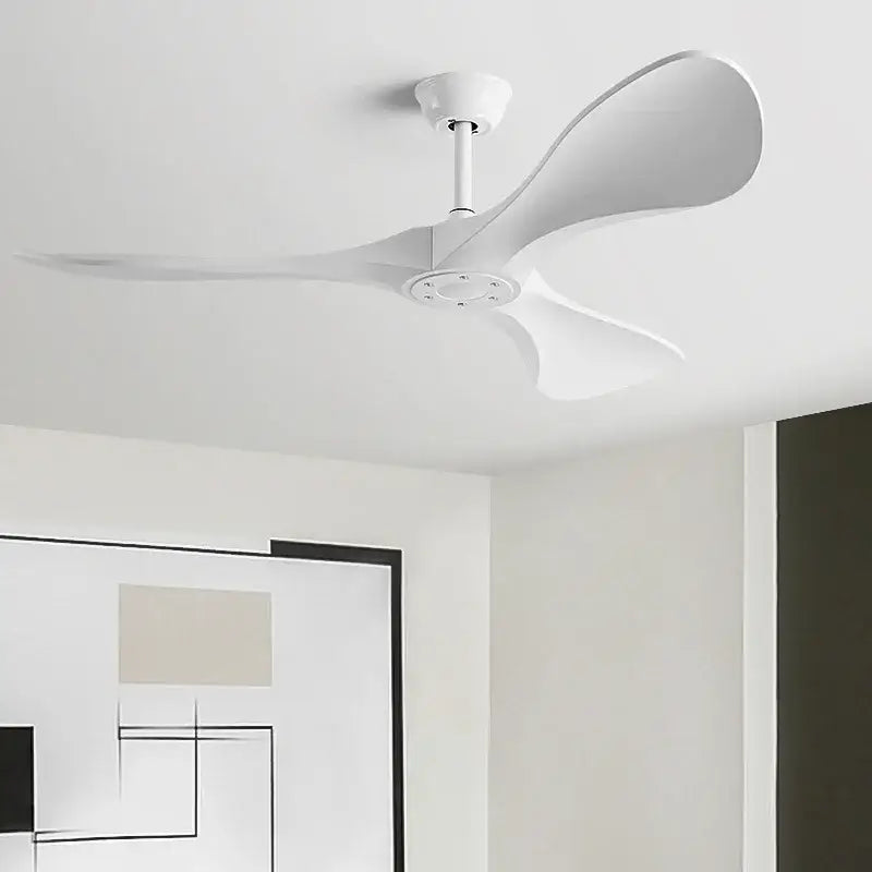 Black Wood 52-Inch Three-Blade Ceiling Fan
