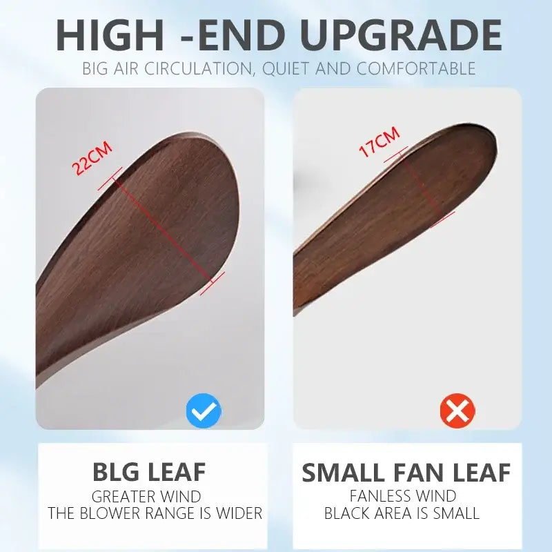 Black Wood 52-Inch Three-Blade Ceiling Fan