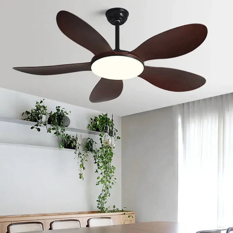 Black Walnut Ceiling Fan Light