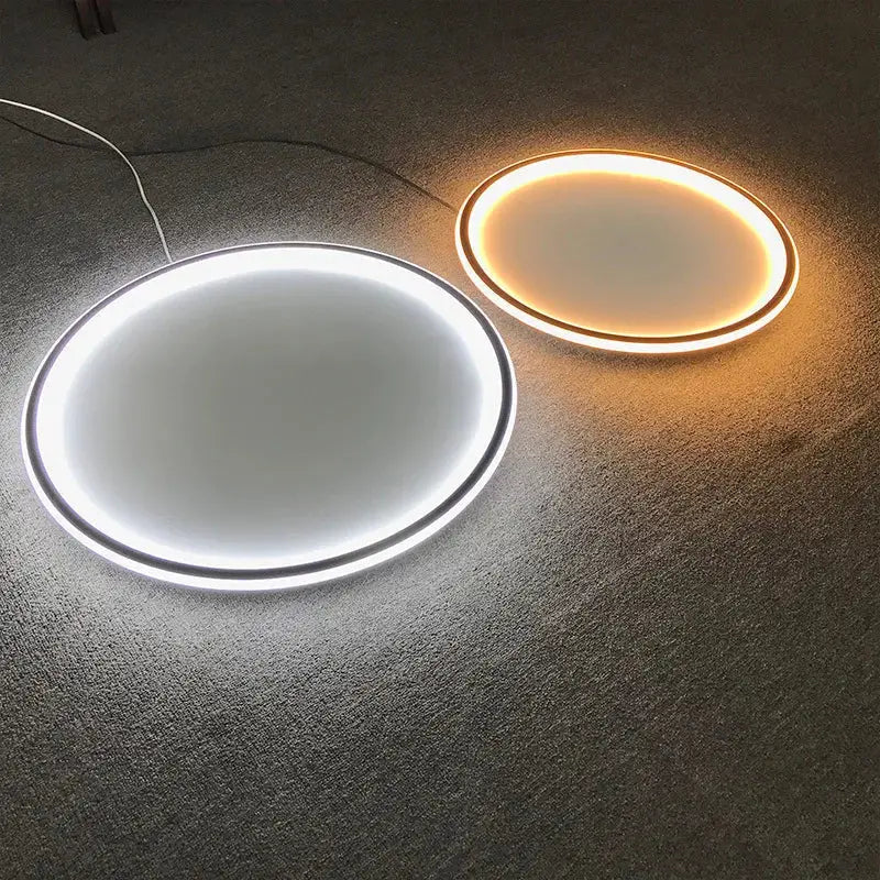 Black Ring Ceiling Light