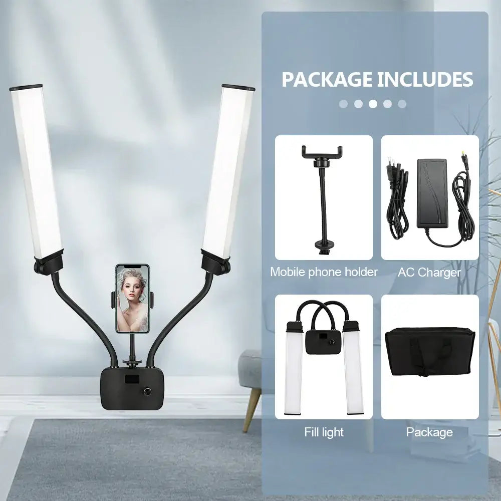 Black LED Beauty Floor Lamp