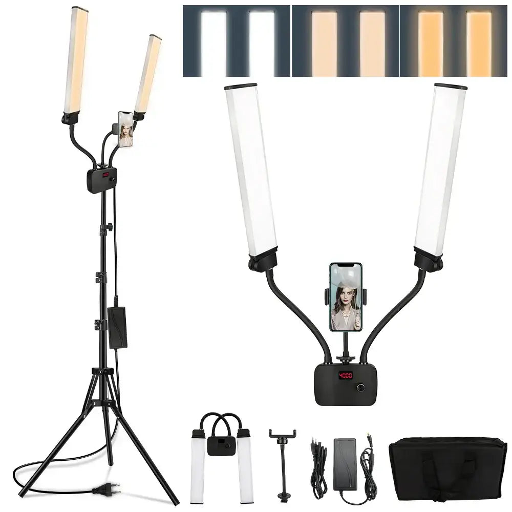 Black LED Beauty Floor Lamp