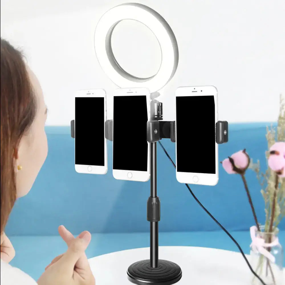Black Ring Wall Light