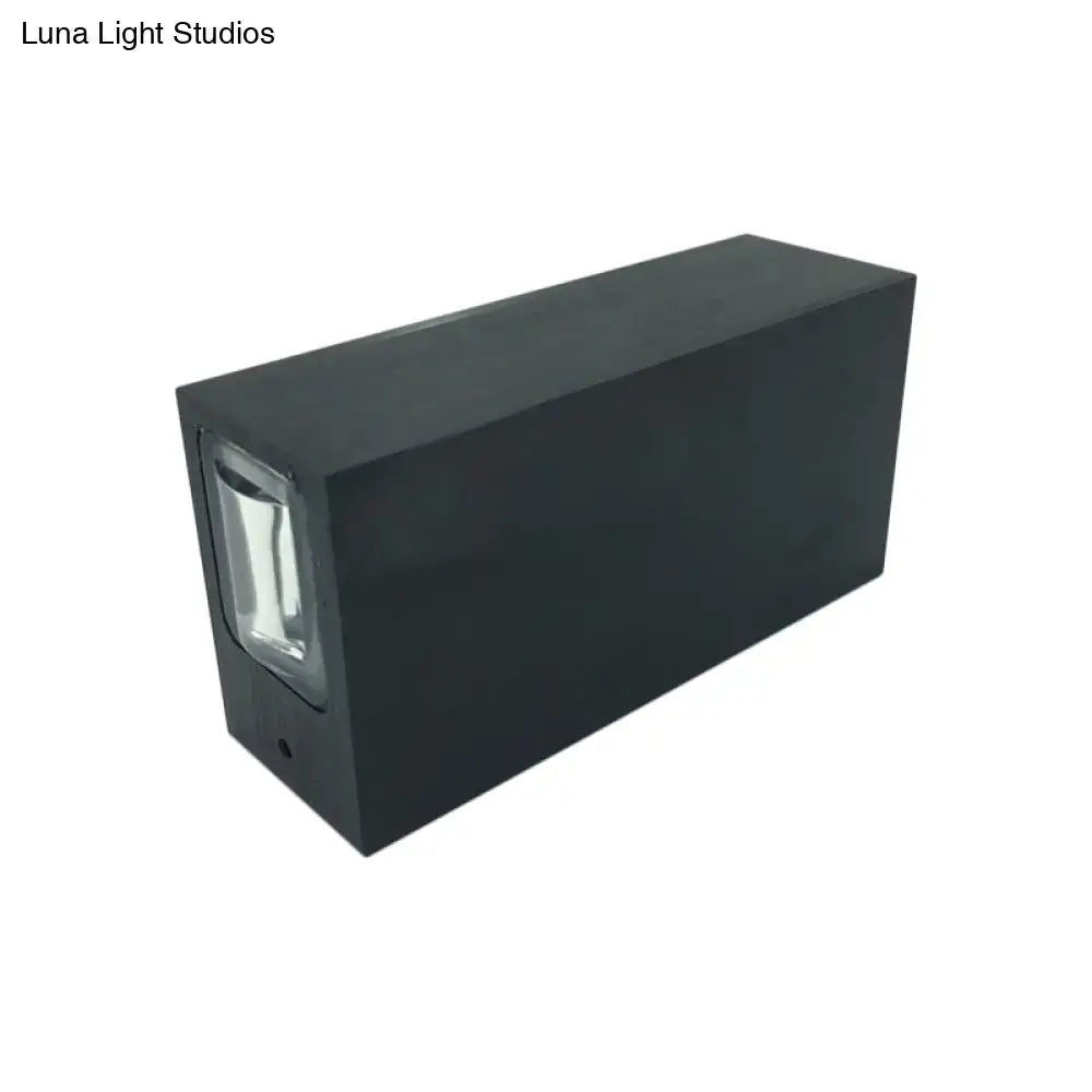 Black Dual Beam Wall Lamp