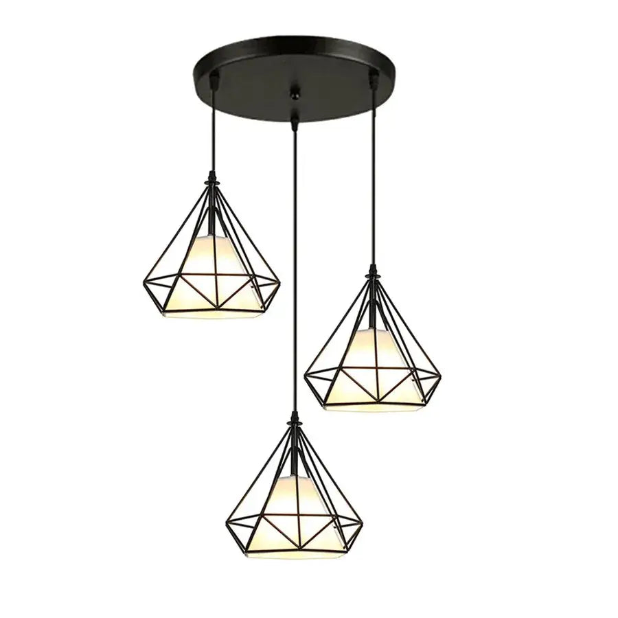 Black Diamond Pendant Trio