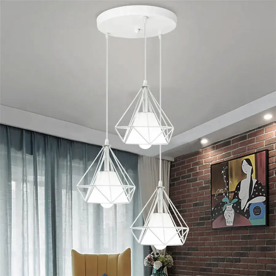 Black Diamond Pendant Trio