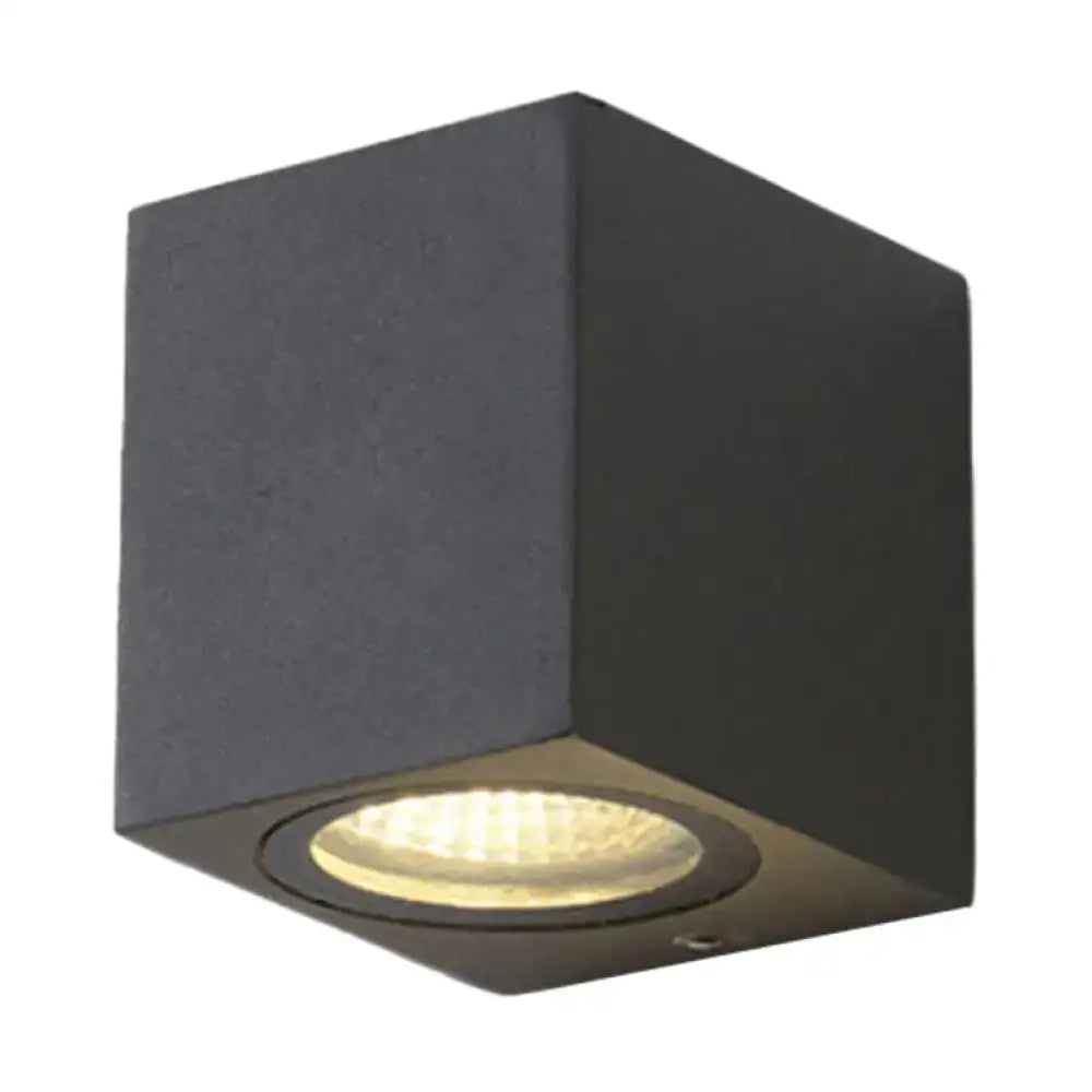 Black Outdoor Patio Two-Light Wall Sconce