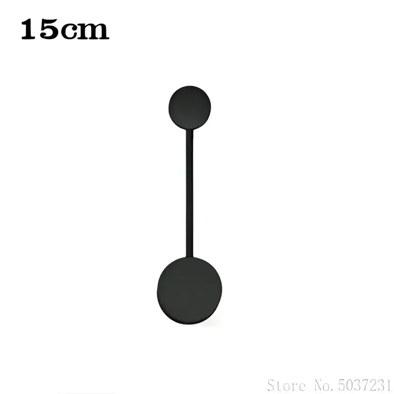 Black Geometric 6-Head 40cm Wall Sconce