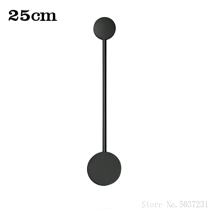 Black Geometric 6-Head 40cm Wall Sconce