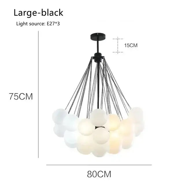Large Black Pendant Light