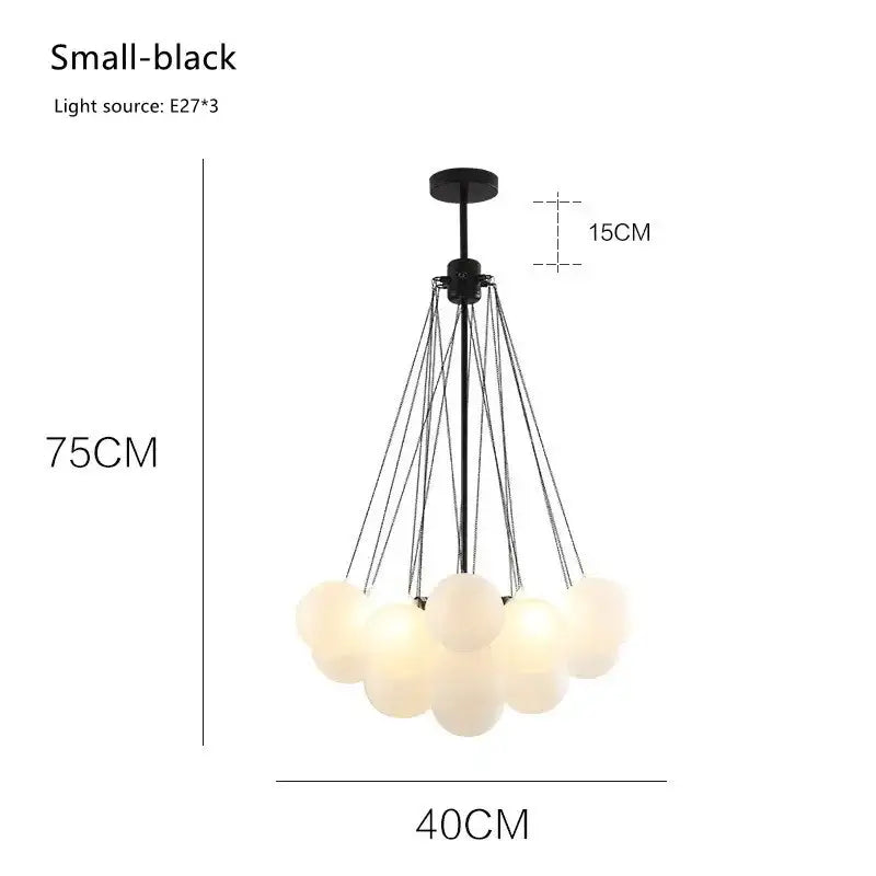 Large Black Pendant Light