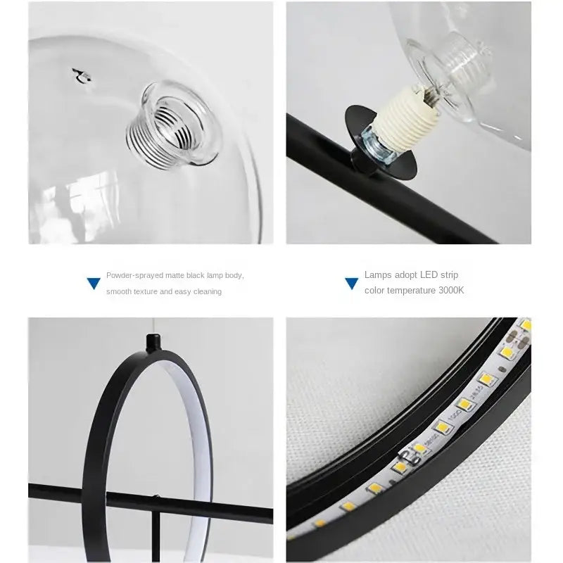 Transparent Glass Pendant Lamps