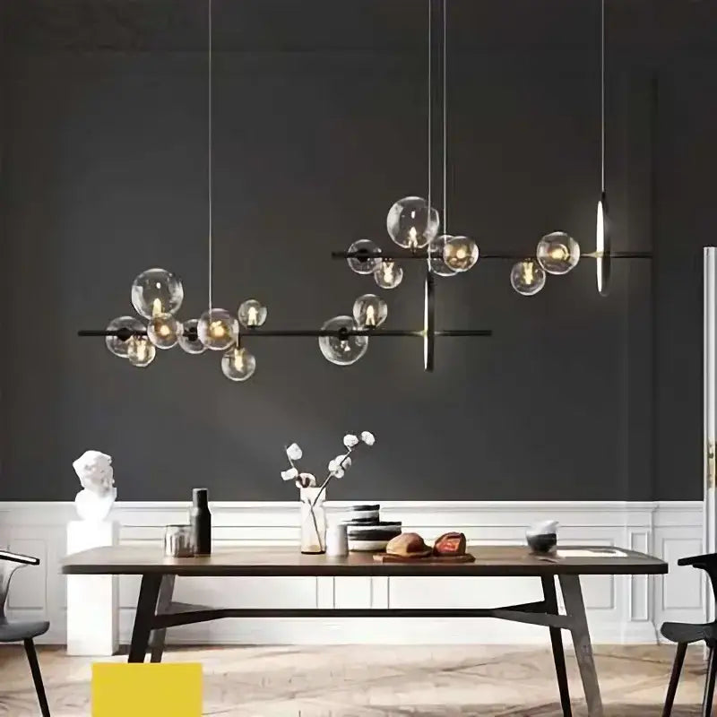 Transparent Glass Pendant Lamps