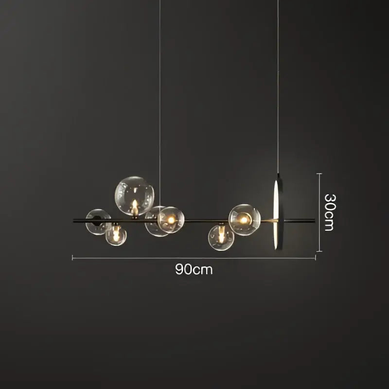 Transparent Glass Pendant Lamps