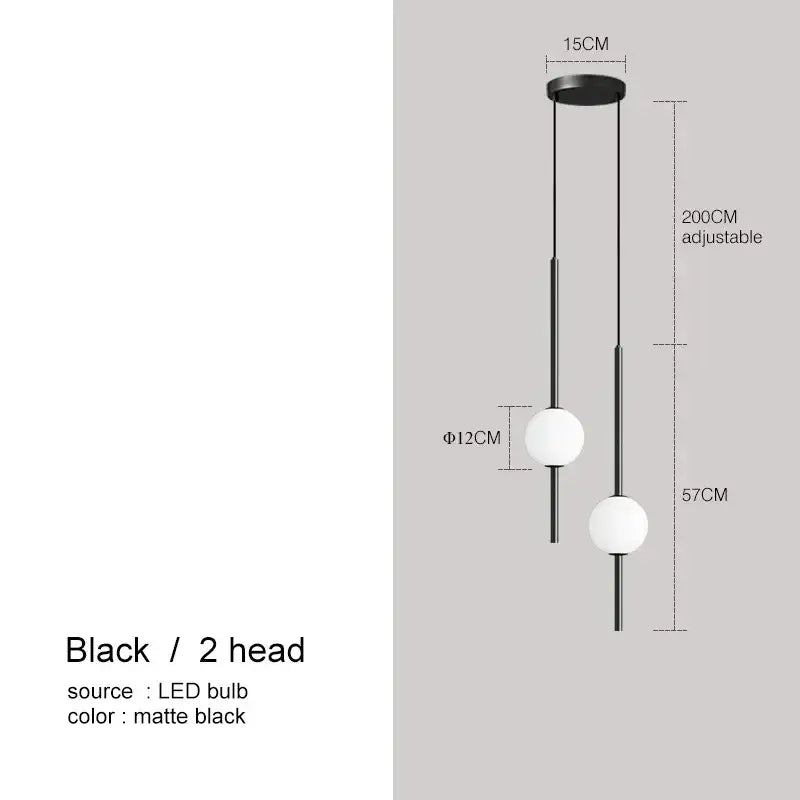 Black Glass Pendant Lights