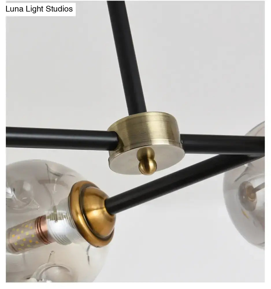 Black Glass Island Pendant