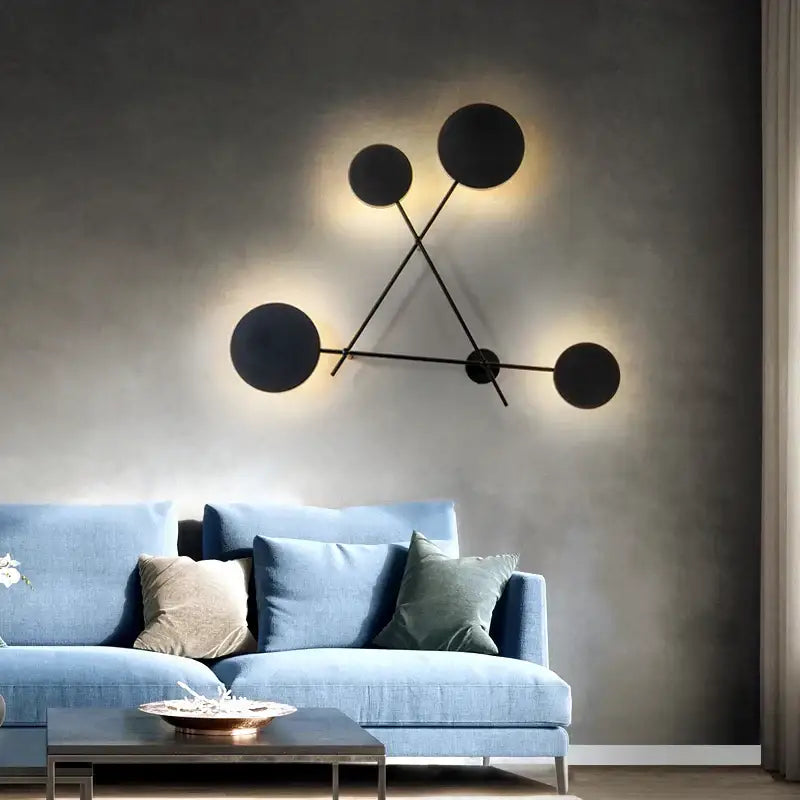 Black Gold Rotating Sconce