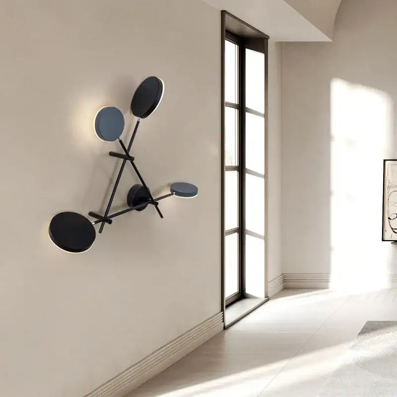 Black Gold Rotating Sconce