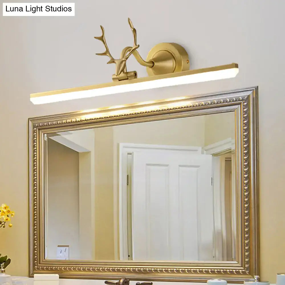Black Gold Antler Light